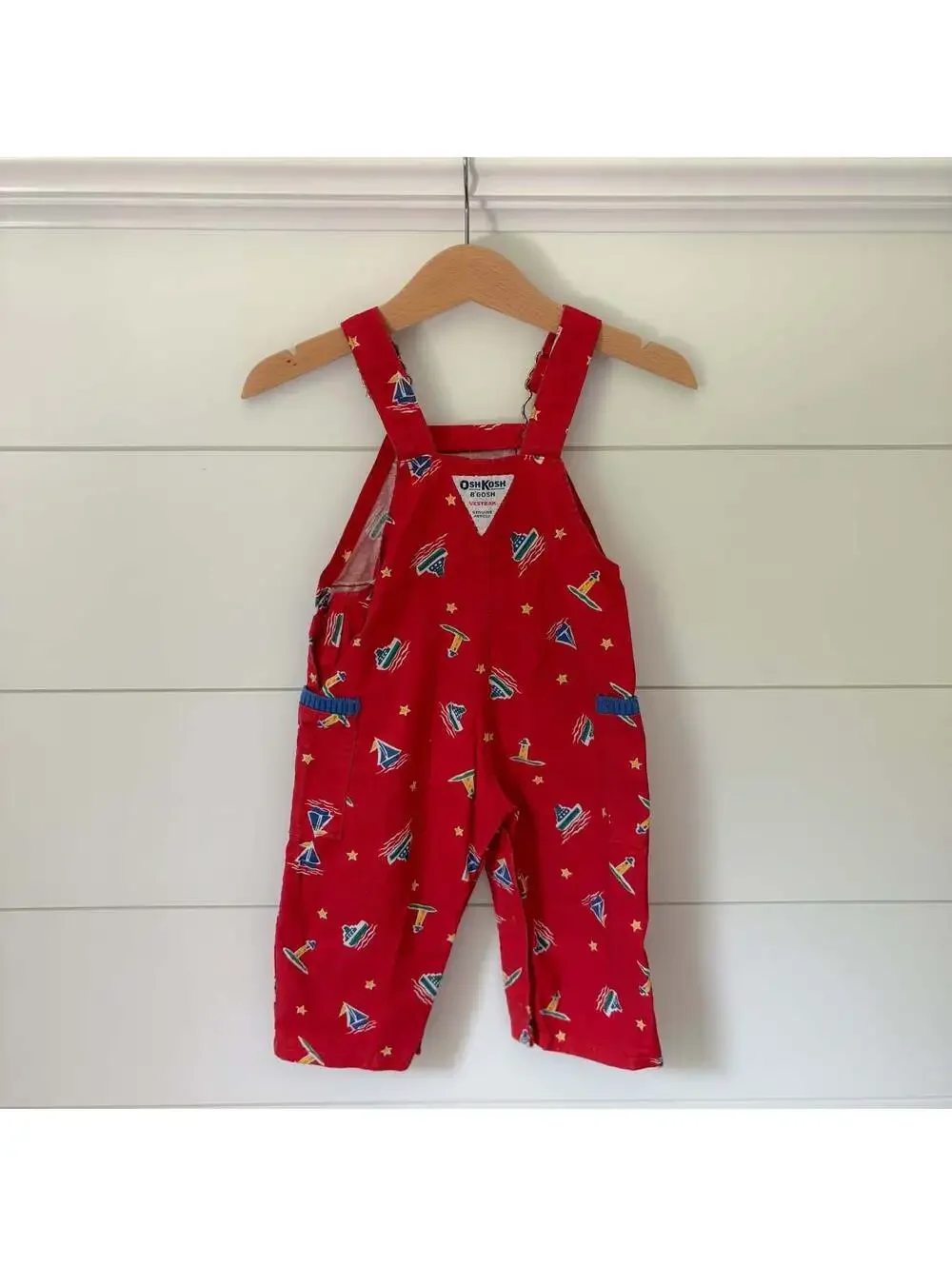 vintage oshkosh nautical overalls